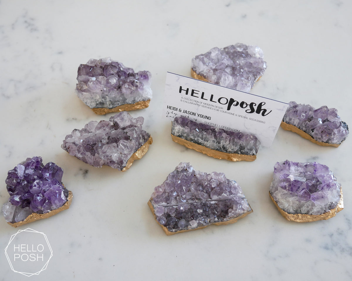 Amethyst Card Holders